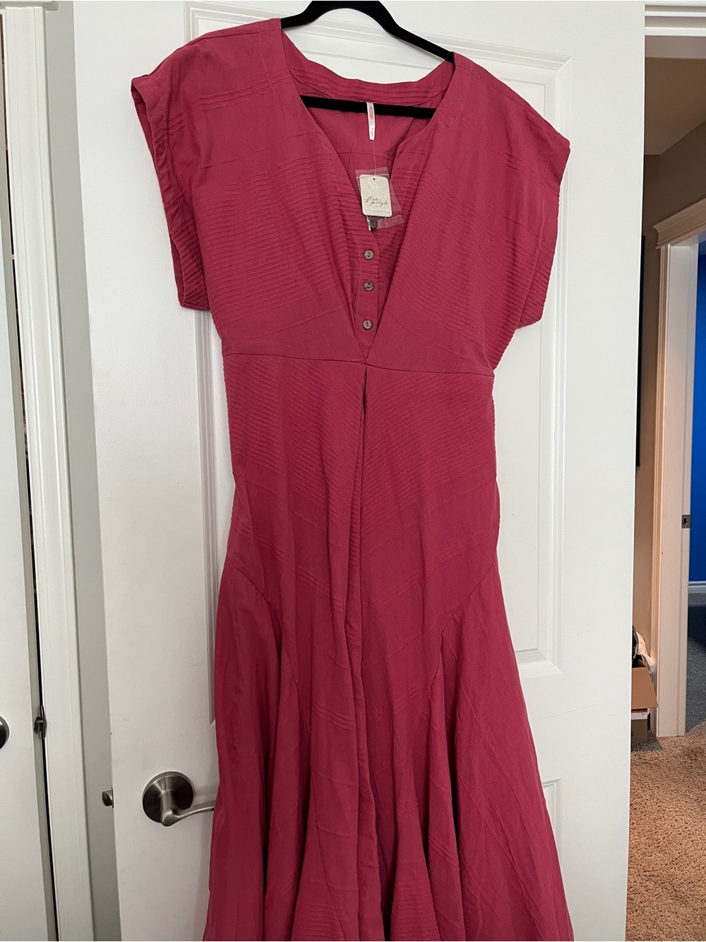 Free People "Another Something" Textured Blouse / Dress